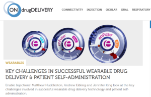 OnDrugDelivery article Sept 2019 - Enable Injections